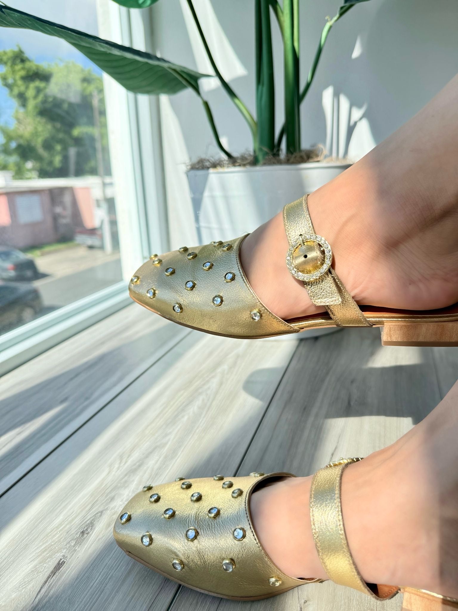 Olympia gold - Stela The Shoetique