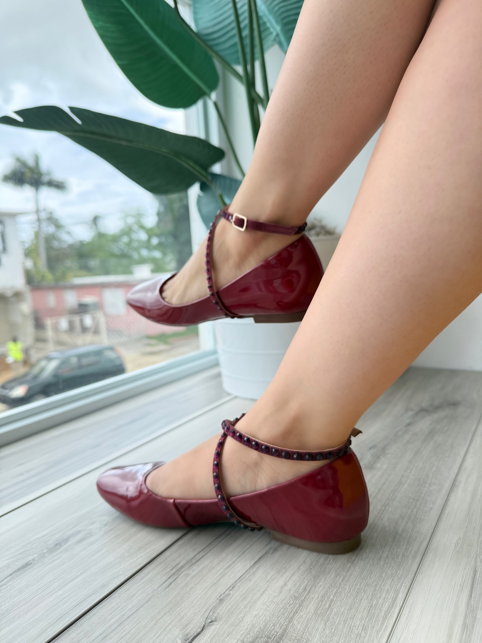 Midas deep red - Stela The Shoetique
