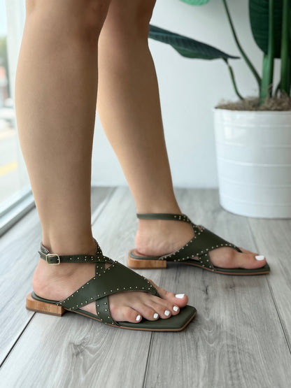 Fiorella olive - Stela The Shoetique