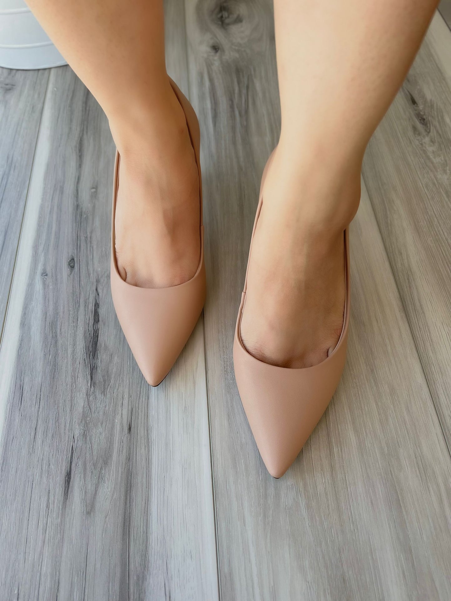 Karly beige heel 8 - Stela The Shoetique