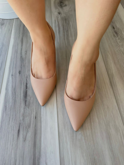 Karly beige heel 8 - Stela The Shoetique