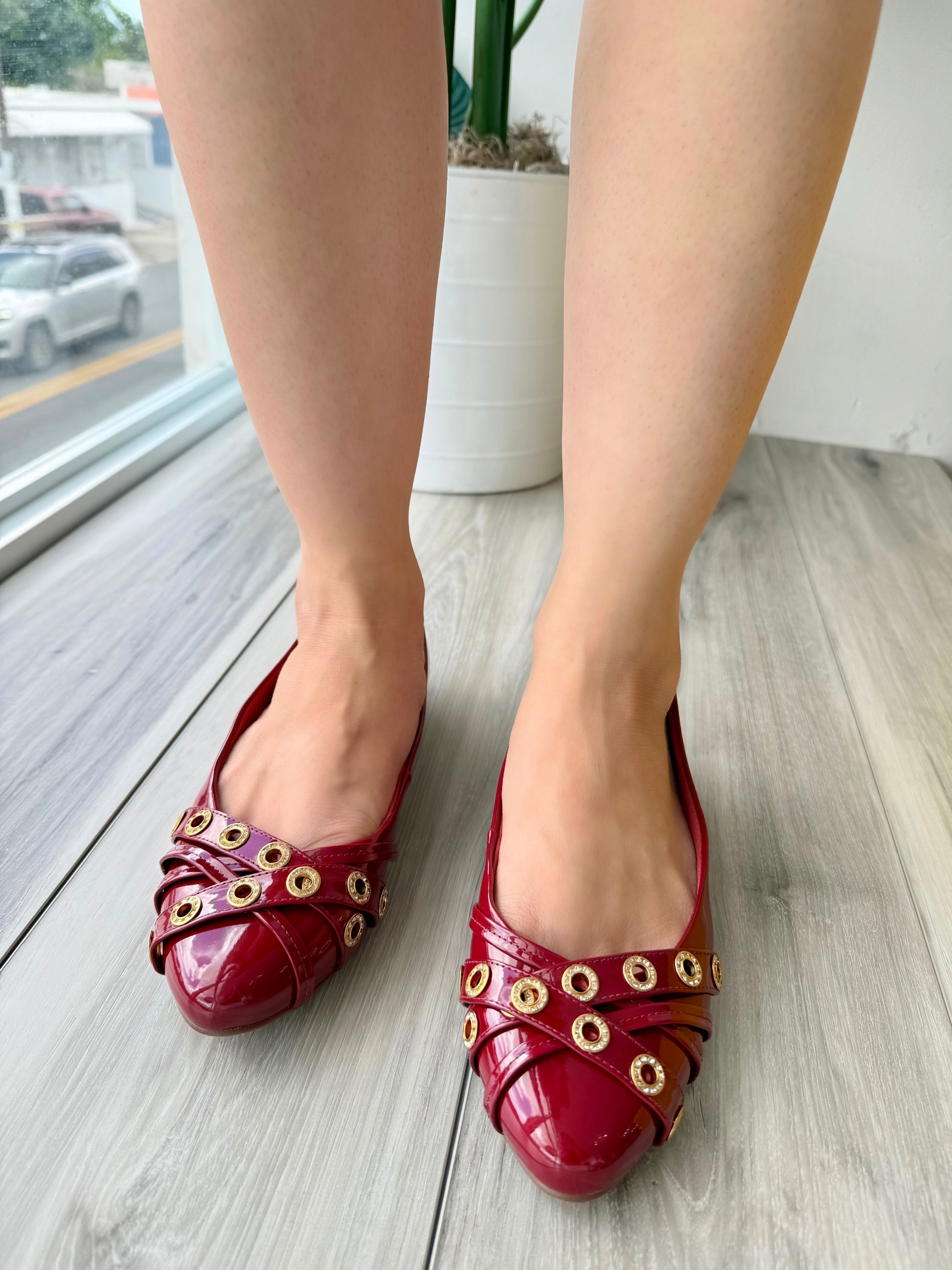 Cordelia wine - Stela The Shoetique