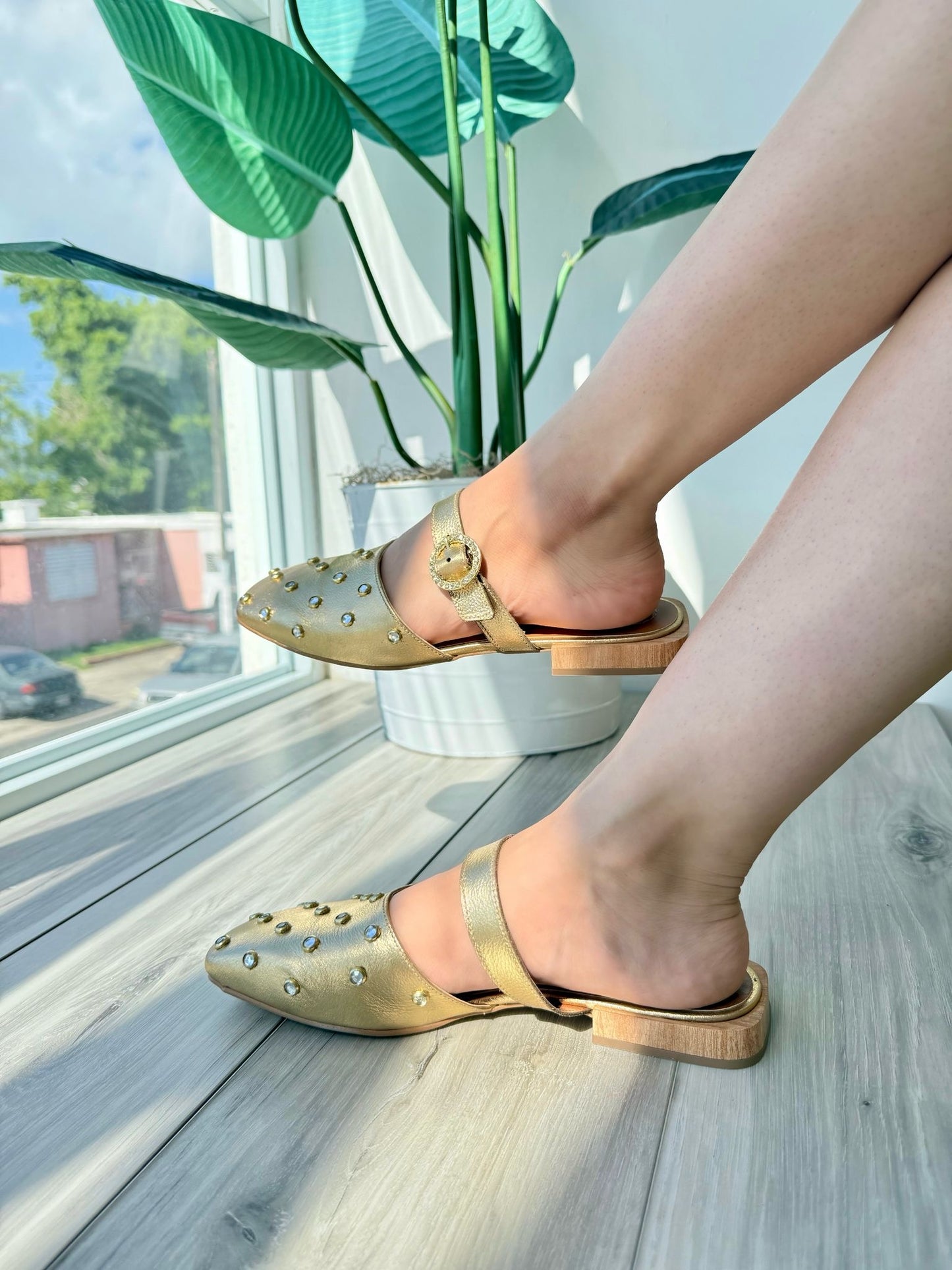 Olympia gold - Stela The Shoetique