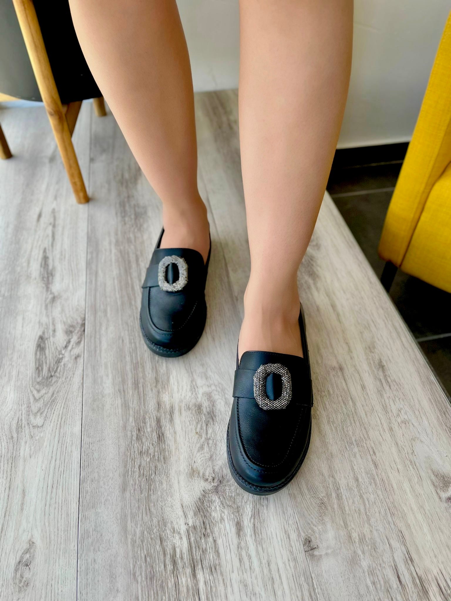 Lau black loafer 8 - Stela The Shoetique