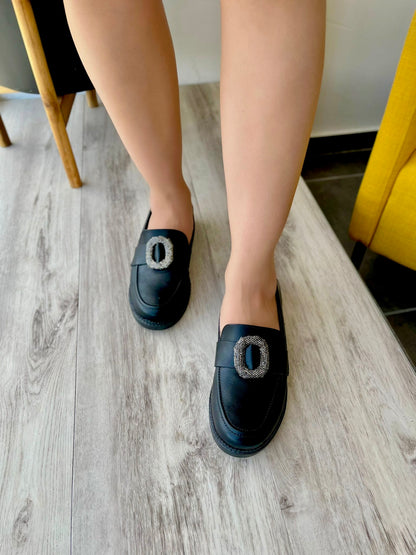Lau black loafer 8 - Stela The Shoetique