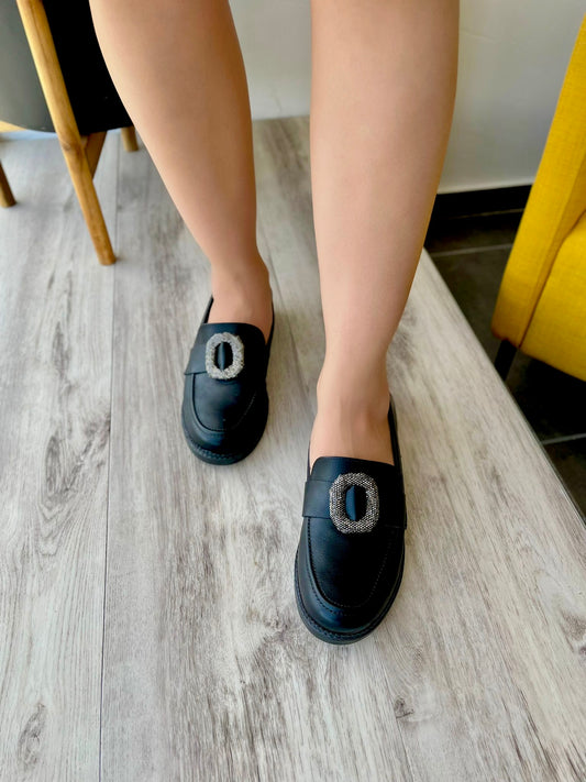 Lau black loafer 8 - Stela The Shoetique