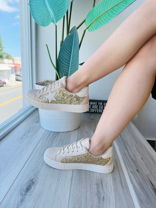 Flora off white sneaker - Stela The Shoetique