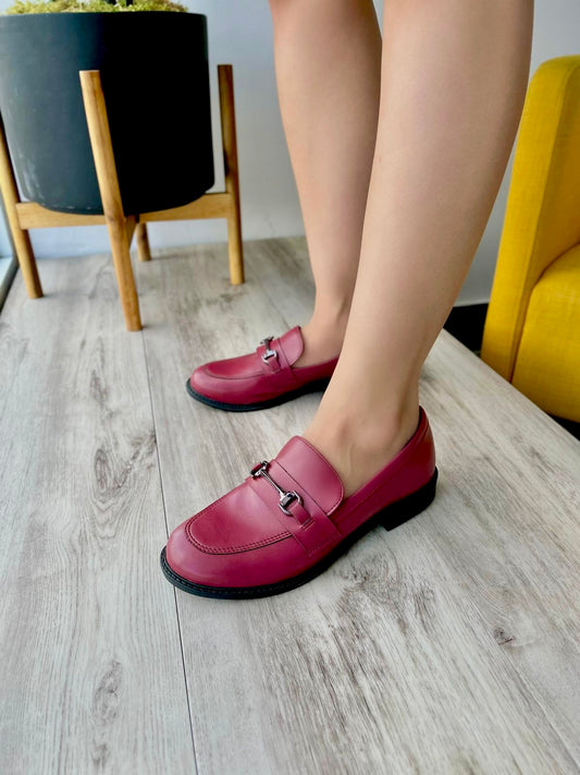 Ledi wine loafer 7,10 - Stela The Shoetique