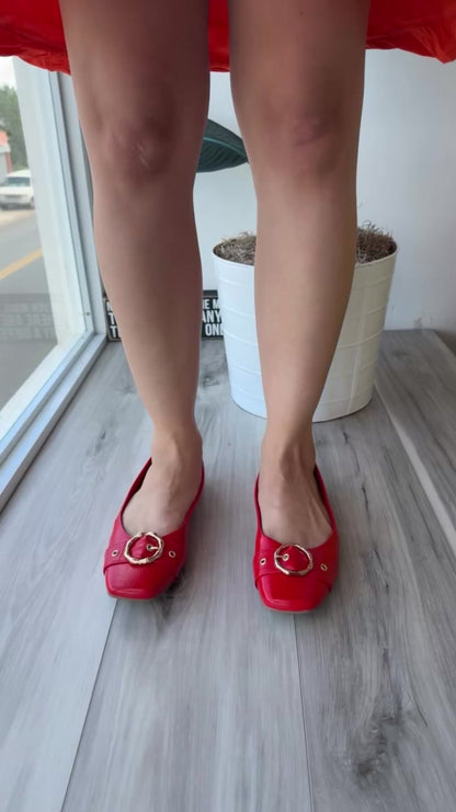 Antonella red ballerina 7