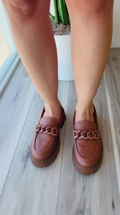 Emmy brown loafer 7,8