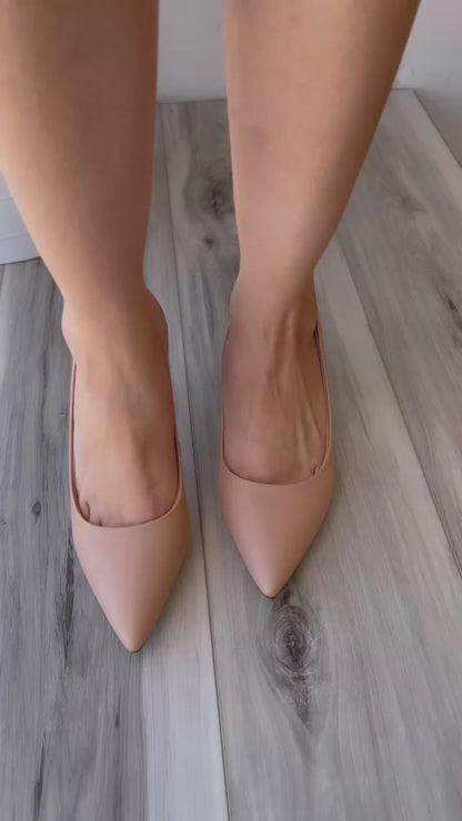 Karly beige heel 8