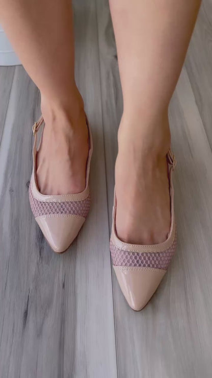 Ary beige slingback 7,8