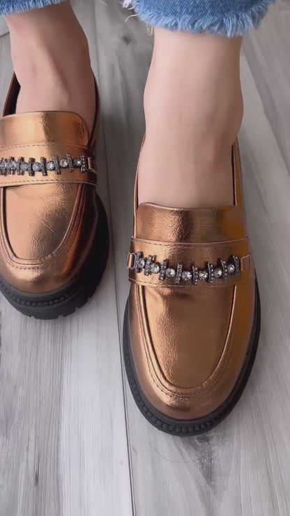 Mara cobre loafer 7